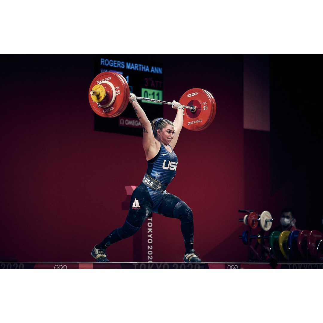 Комплект для змагань з важкої атлетики для жінок ZKC сертифікований IWF 185 кг