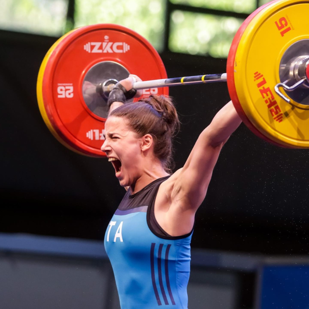 Комплект для змагань з важкої атлетики для жінок ZKC сертифікований IWF 185 кг