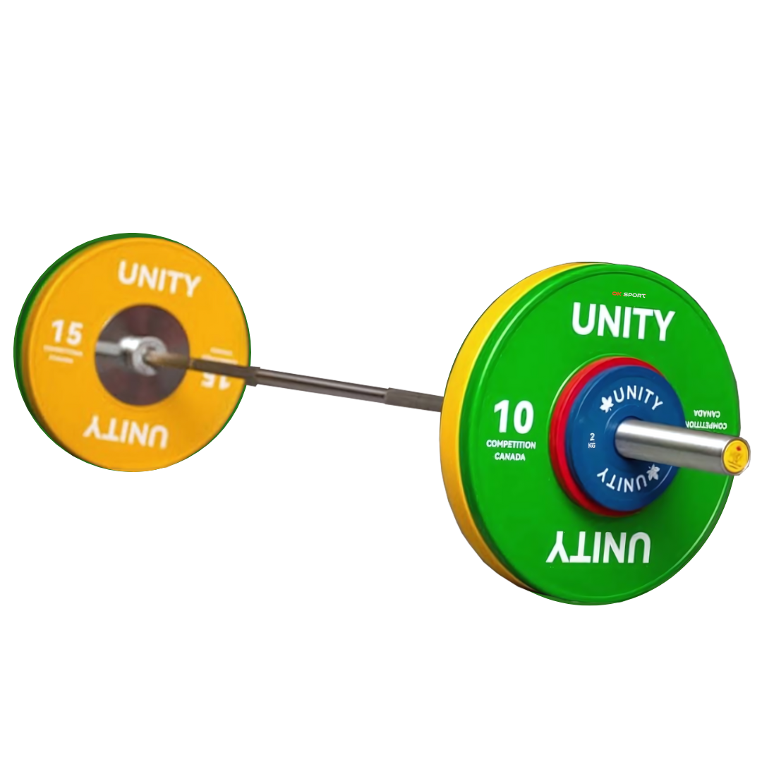 Комплект для змагань з важкої атлетики для чоловіків UNITY стандарт IWF