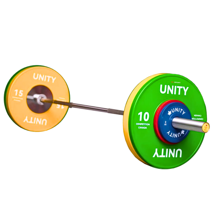 Комплект для змагань з важкої атлетики для жінок UNITY стандарт IWF