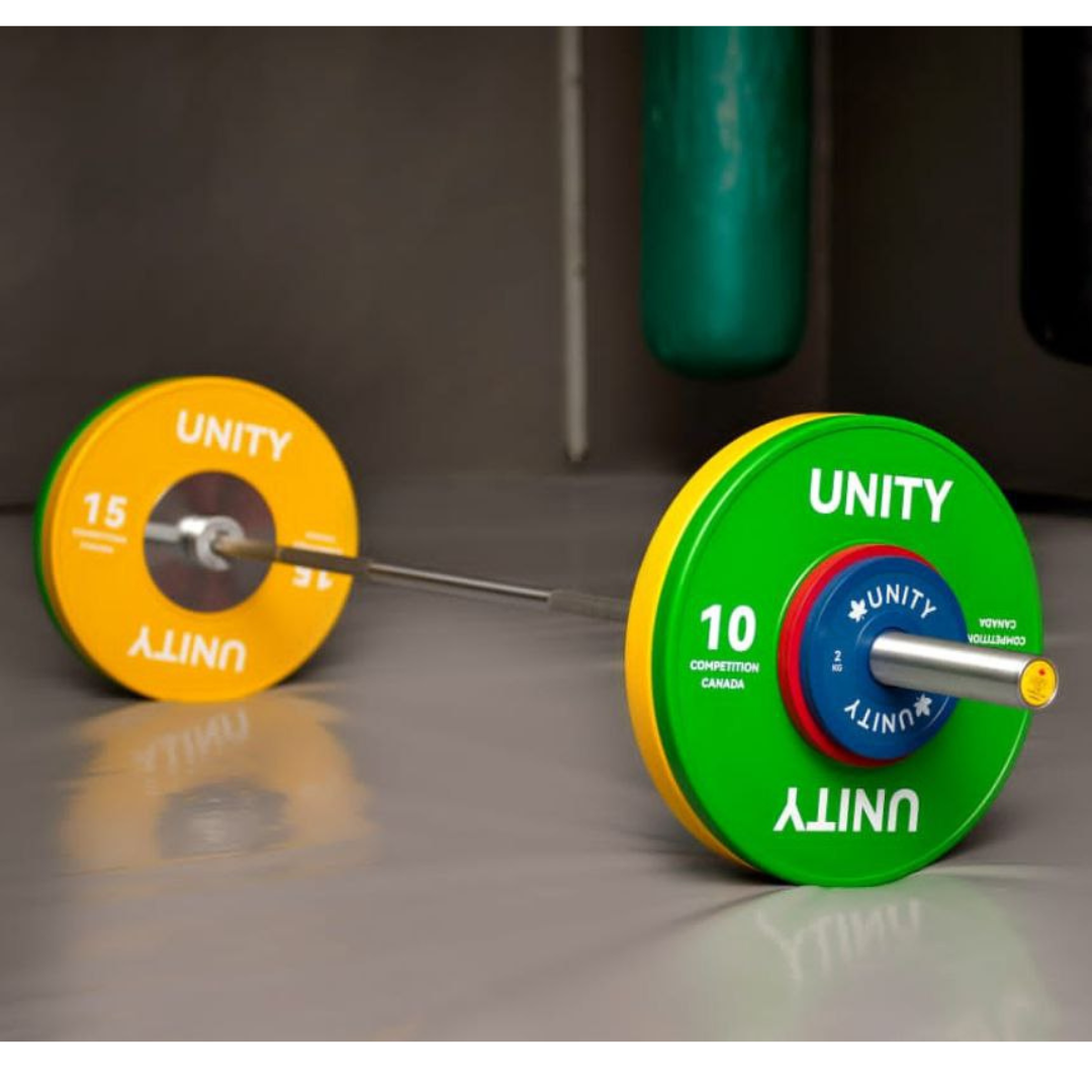 Комплект для змагань з важкої атлетики для чоловіків UNITY стандарт IWF