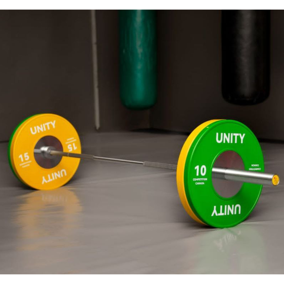 Комплект для змагань з важкої атлетики для чоловіків UNITY стандарт IWF