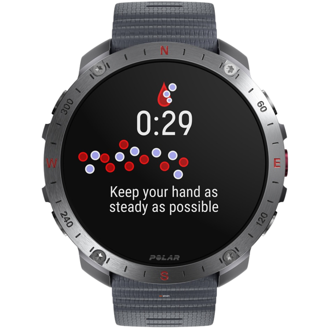 Polar Grit X2 Pro смарт-годинник спортивний водонепроникний ударостійкий чоловічий жіночий військовий з компасом Silver-Grey  PL-900110287-S/L