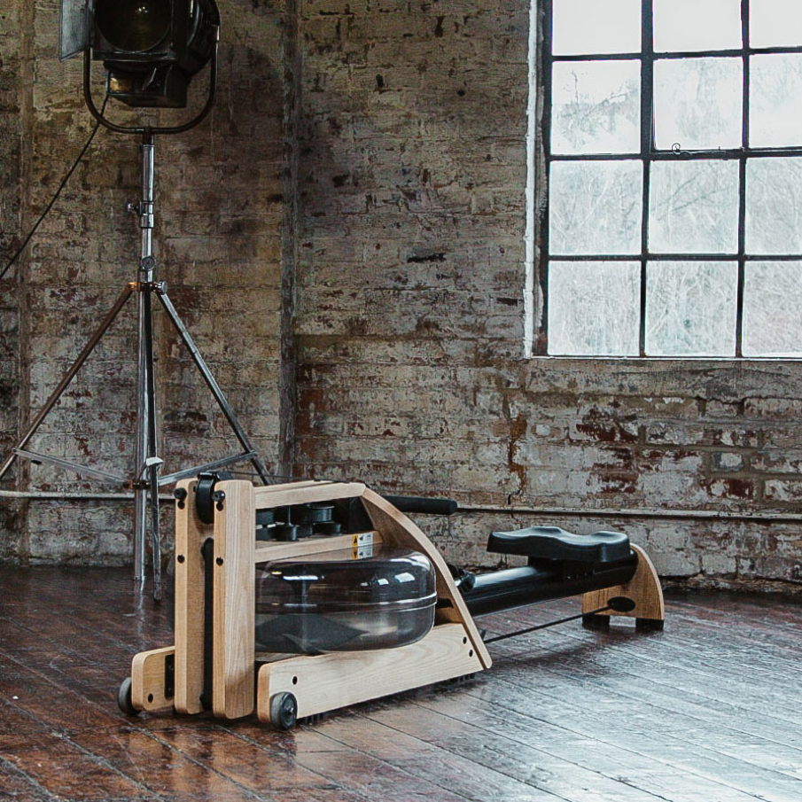 WaterRower A1 Studio Ash силовий тренажер для греблі з водою компактний, дерев'яний, для дому