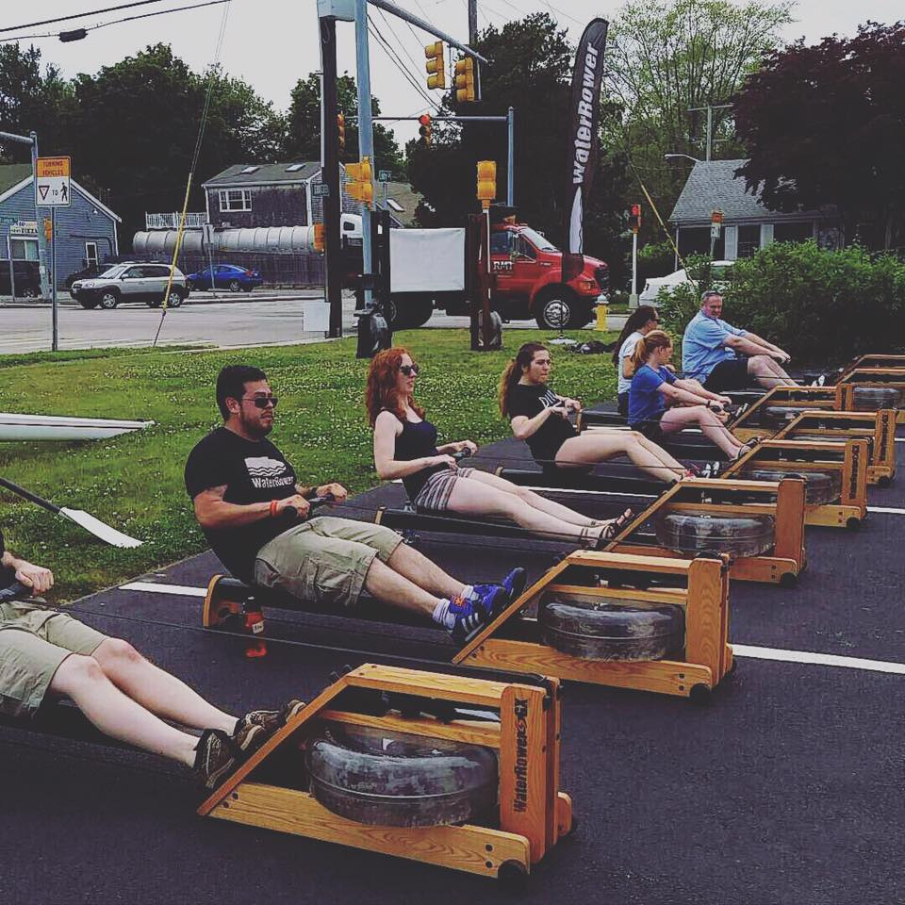 WaterRower A1 Studio Ash силовий тренажер для греблі з водою компактний, дерев'яний, для дому