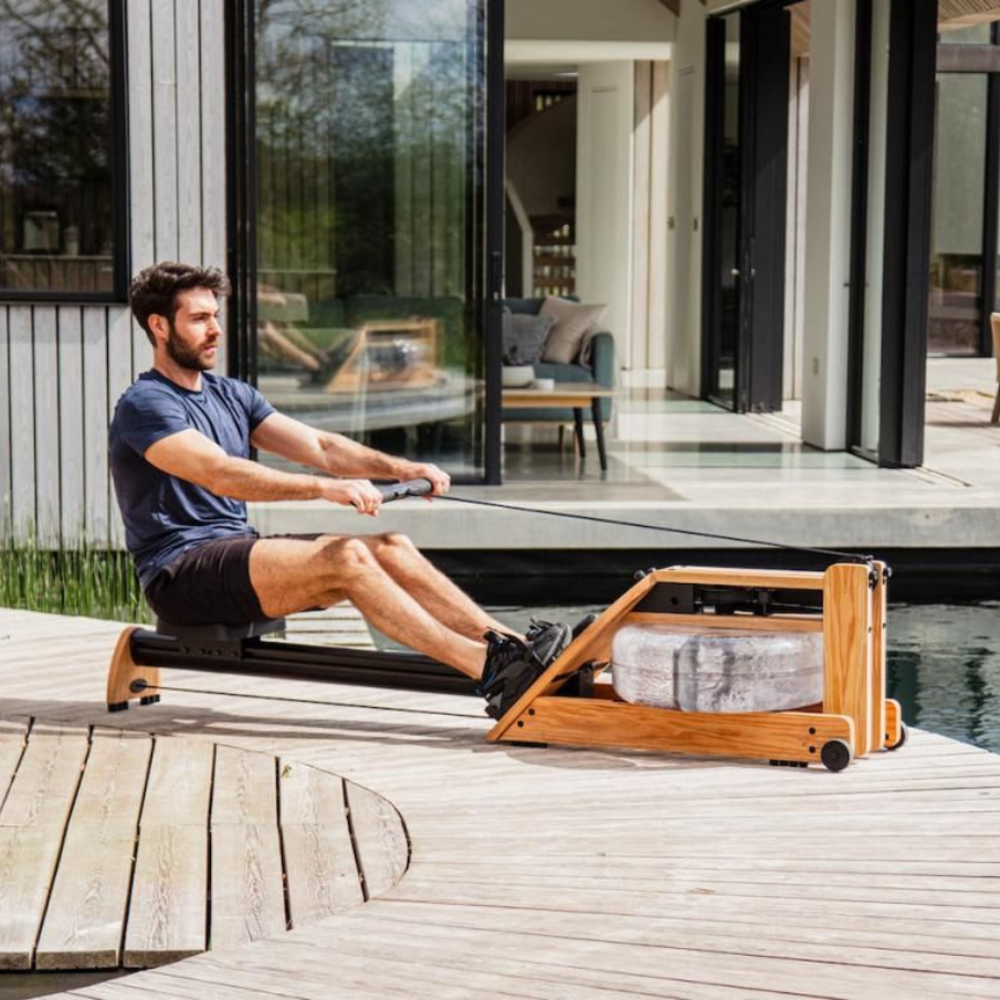WaterRower A1 Studio Ash силовий тренажер для греблі з водою компактний, дерев'яний, для дому