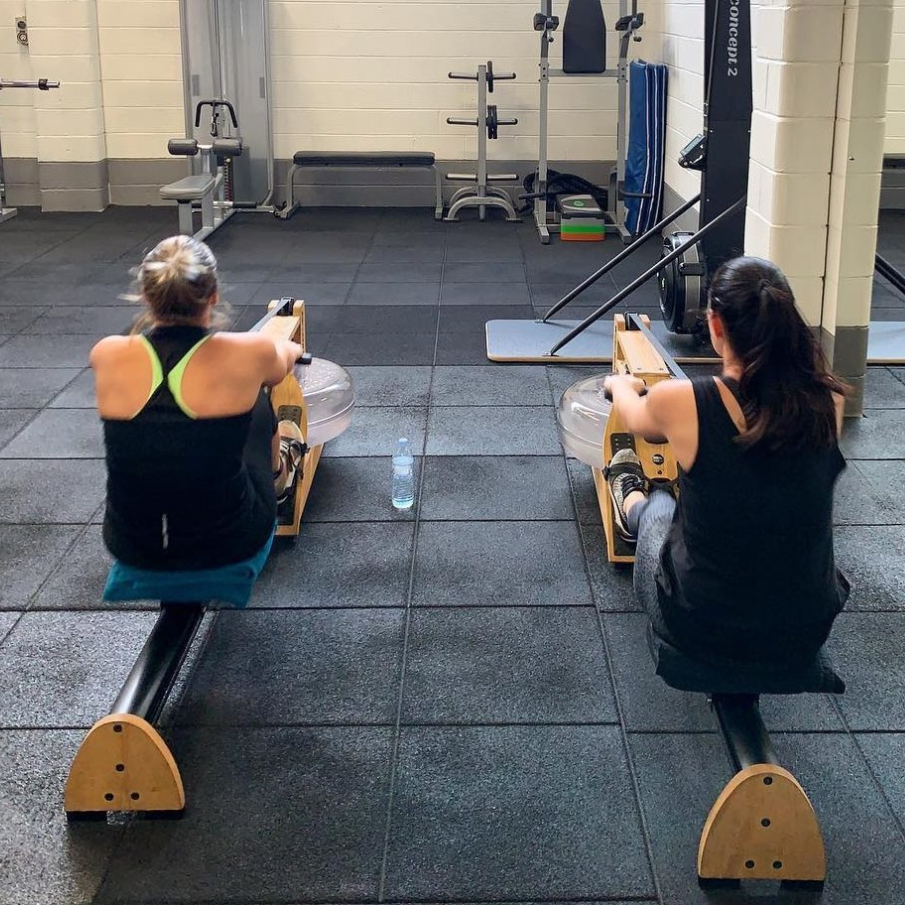 WaterRower A1 Studio Ash силовий тренажер для греблі з водою компактний, дерев'яний, для дому