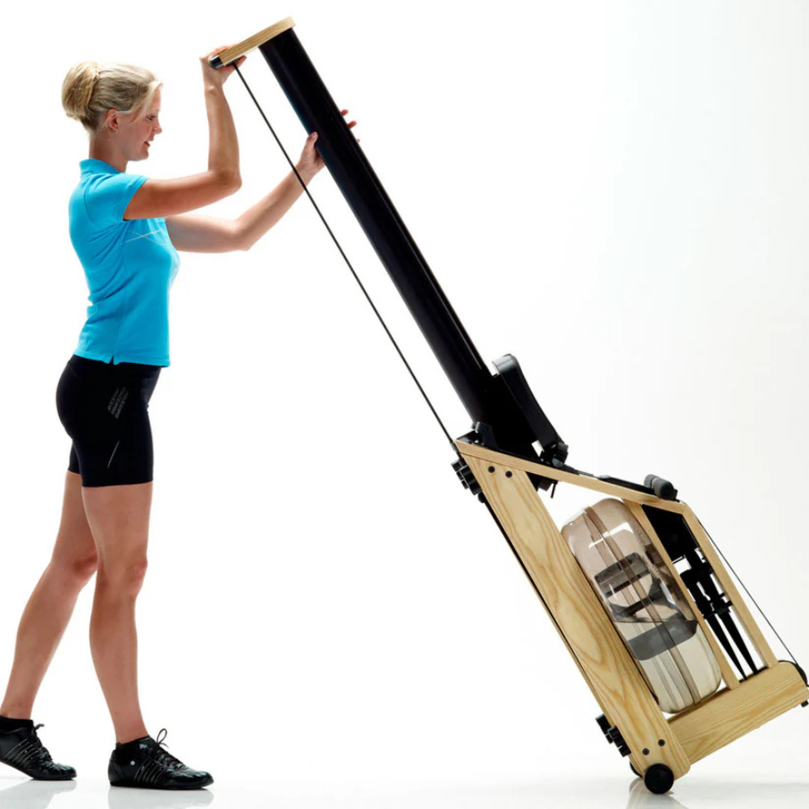 WaterRower A1 Studio Ash силовий тренажер для греблі з водою компактний, дерев'яний, для дому