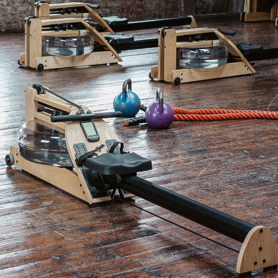 WaterRower A1 Studio Ash силовий тренажер для греблі з водою компактний, дерев'яний, для дому