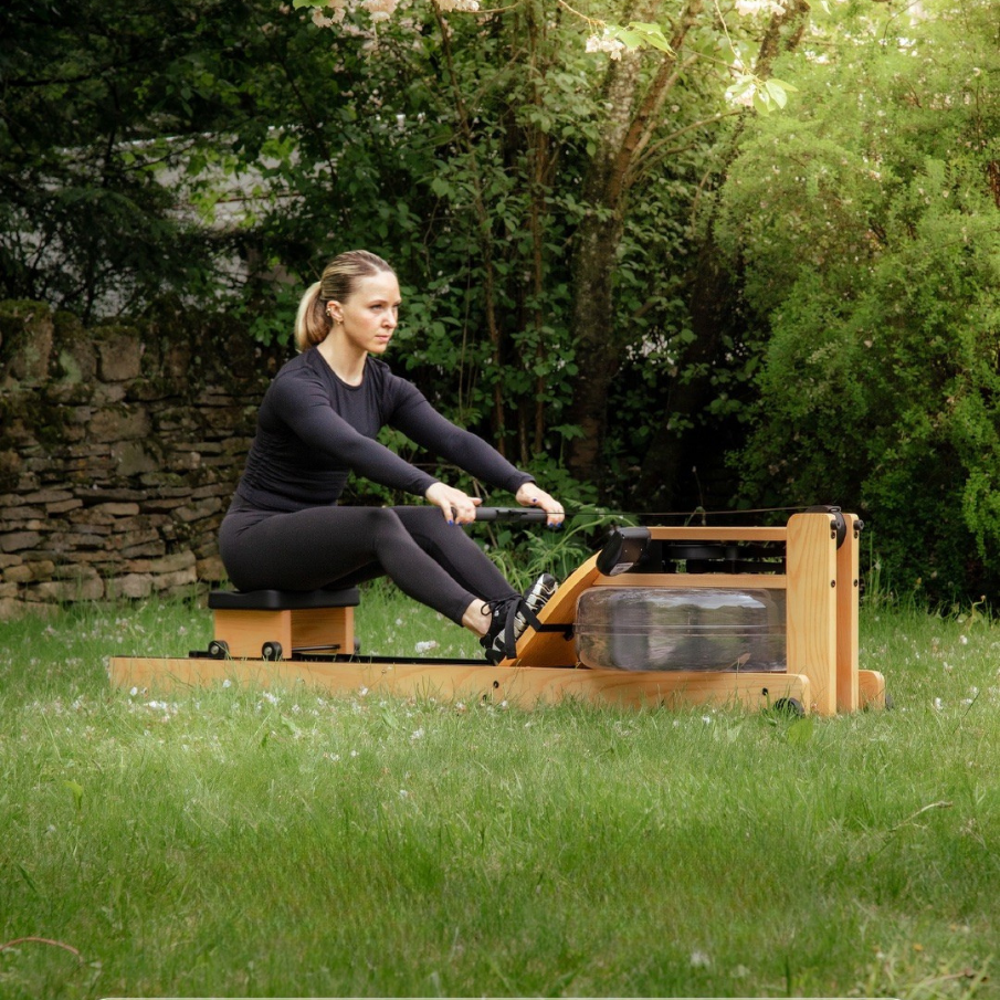 WaterRower Original Oak S4 спортивний тренажер гребний водний, гребна тяга для кардіо, дерев'яний