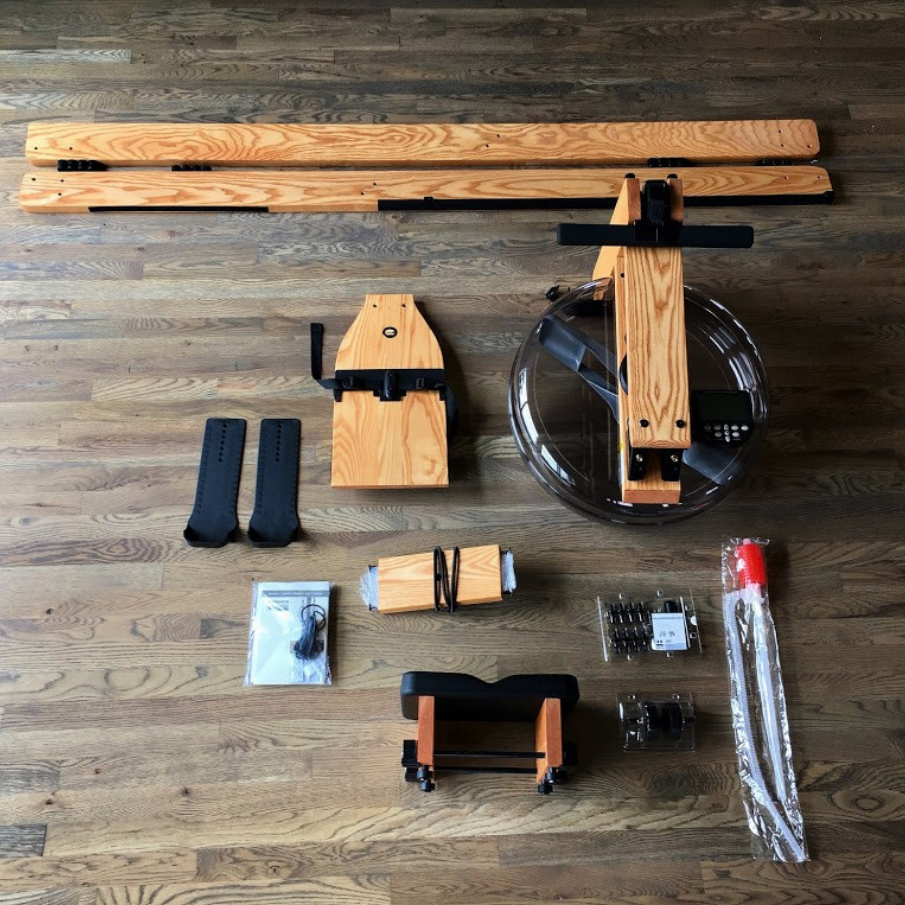 WaterRower Original Oak S4 спортивний тренажер гребний водний, гребна тяга для кардіо, дерев'яний