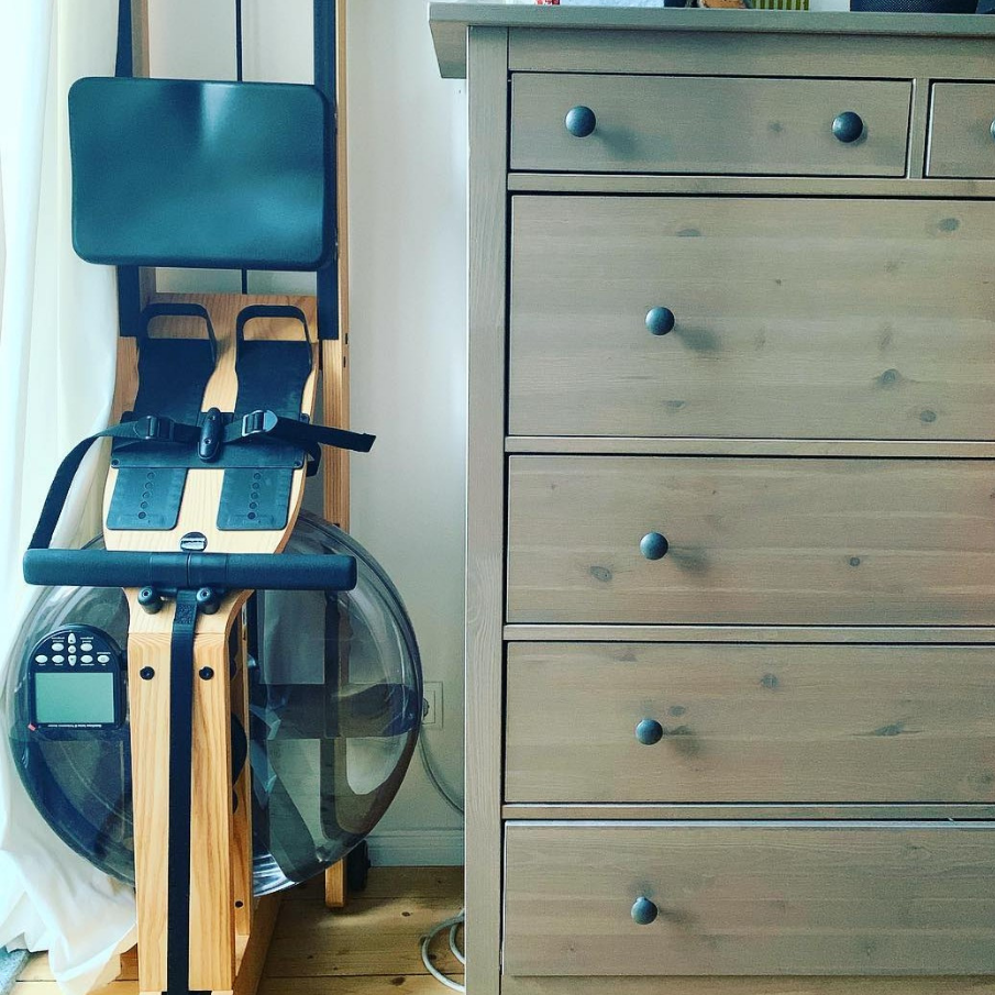 WaterRower Original Oak S4 спортивний тренажер гребний водний, гребна тяга для кардіо, дерев'яний