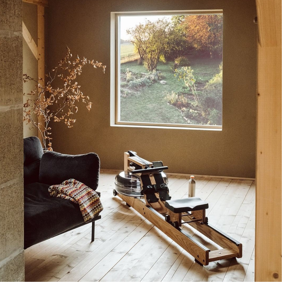 WaterRower Original Oak S4 спортивний тренажер гребний водний, гребна тяга для кардіо, дерев'яний
