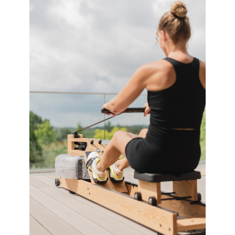 WaterRower Original Oak S4 спортивний тренажер гребний водний, гребна тяга для кардіо, дерев'яний