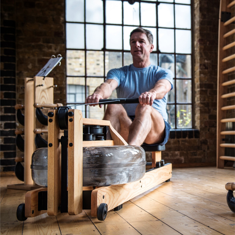 WaterRower Original Oak S4 спортивний тренажер гребний водний, гребна тяга для кардіо, дерев'яний