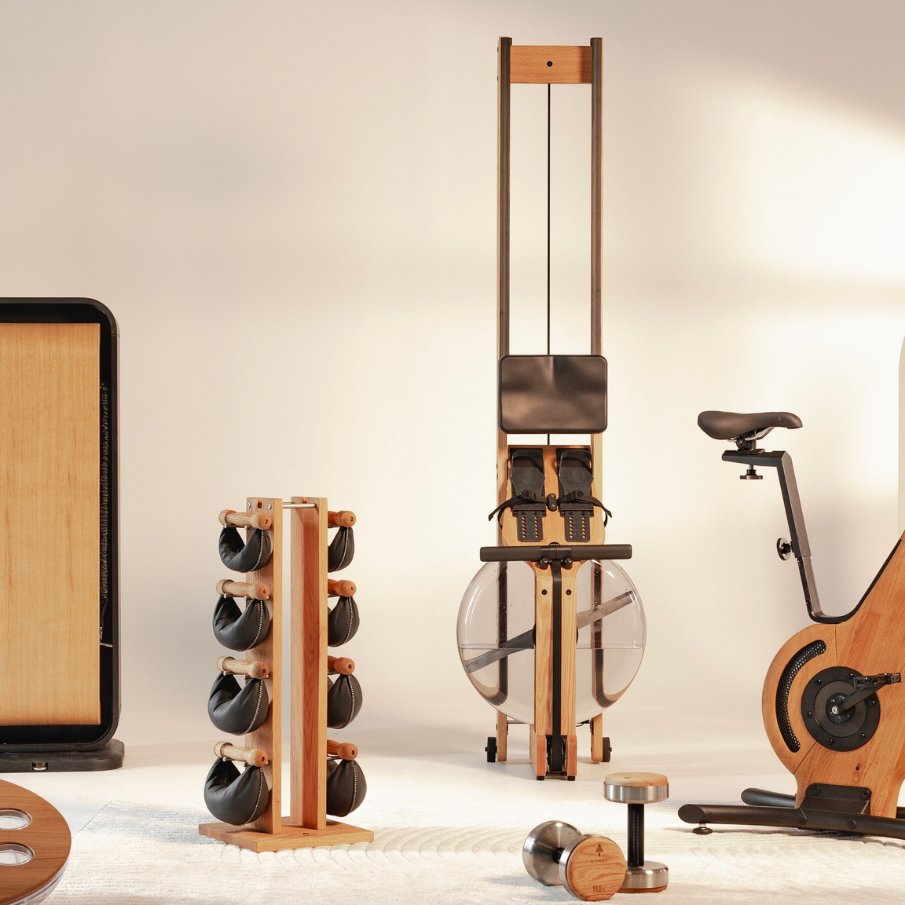WaterRower Original Oak S4 спортивний тренажер гребний водний, гребна тяга для кардіо, дерев'яний