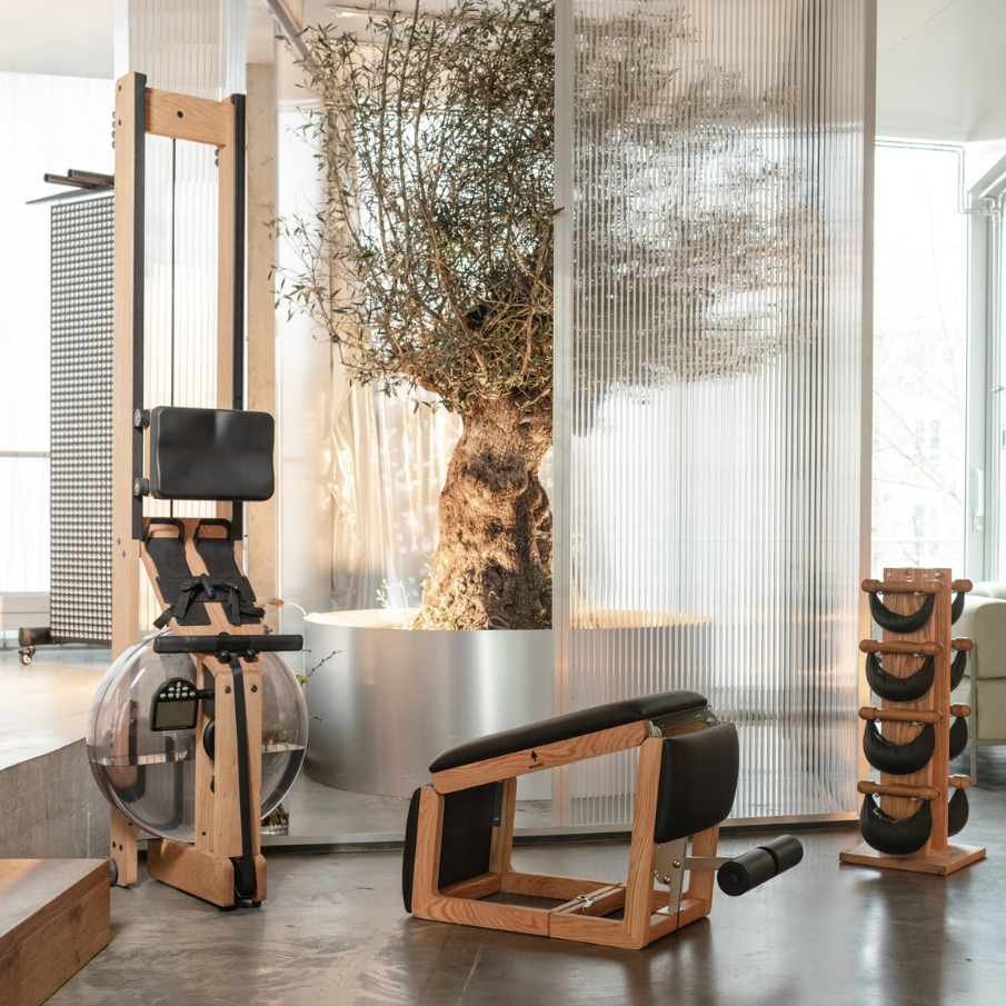 WaterRower Original Oak S4 спортивний тренажер гребний водний, гребна тяга для кардіо, дерев'яний