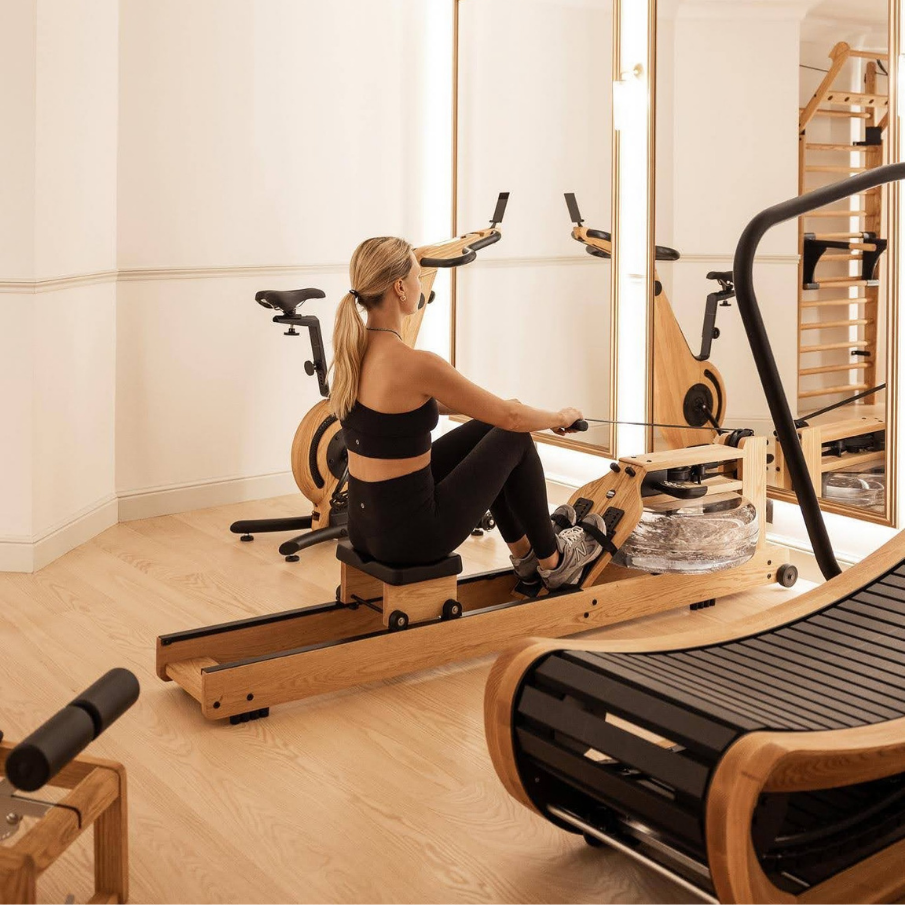 WaterRower Original Oak S4 спортивний тренажер гребний водний, гребна тяга для кардіо, дерев'яний