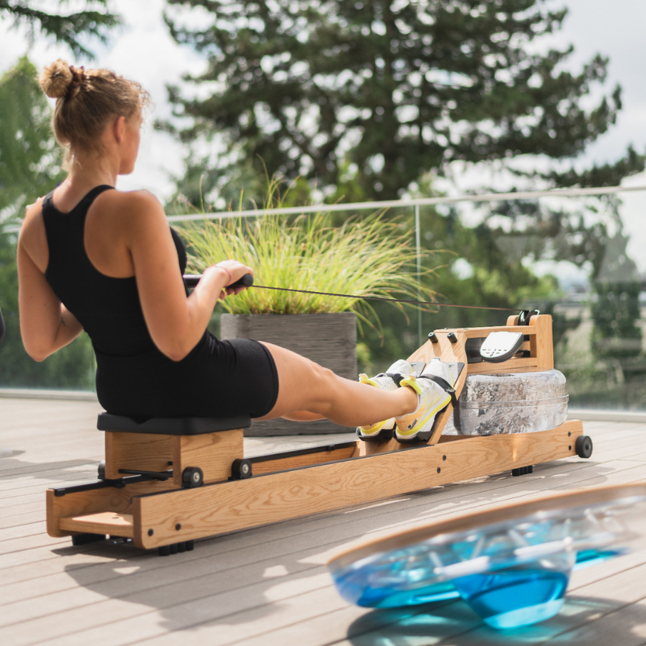 WaterRower Original Oak S4 спортивний тренажер гребний водний, гребна тяга для кардіо, дерев'яний