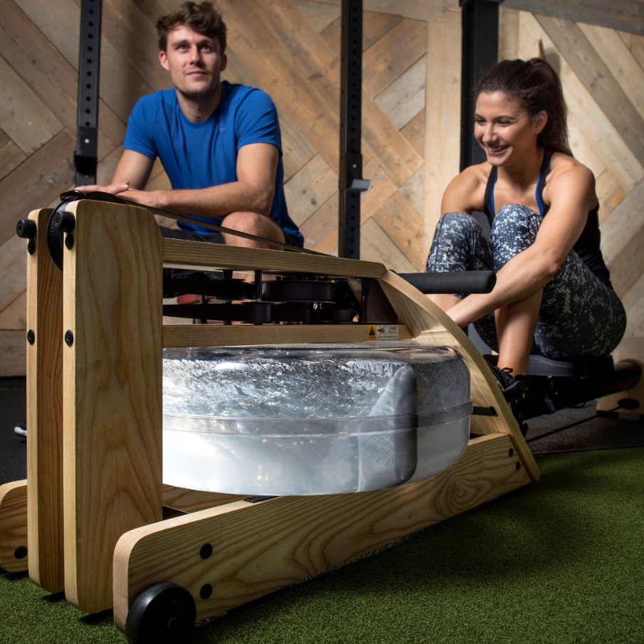 WaterRower Original Oak S4 спортивний тренажер гребний водний, гребна тяга для кардіо, дерев'яний