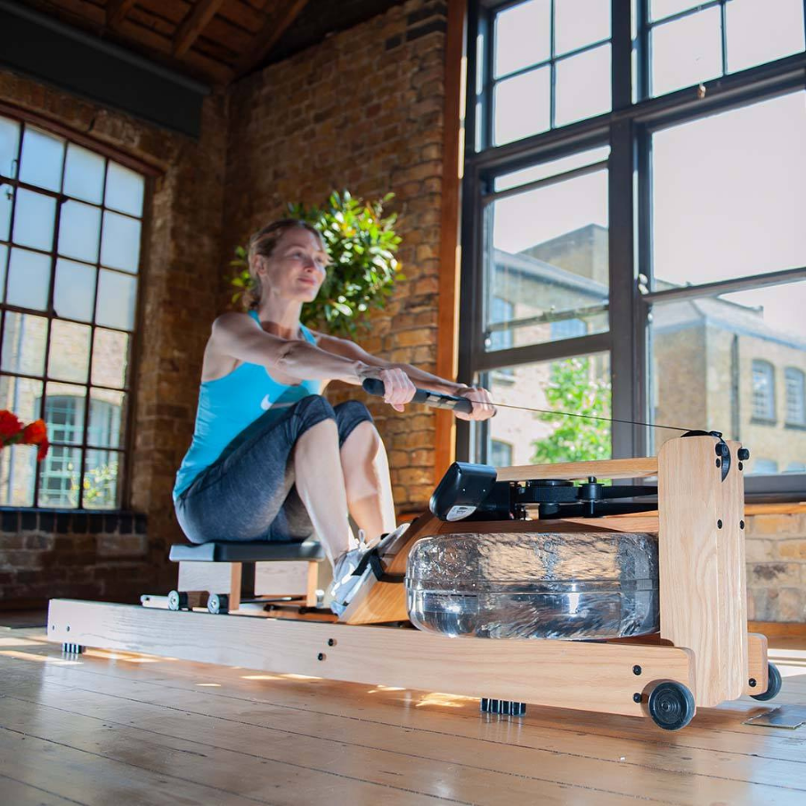 WaterRower Original Oak S4 спортивний тренажер гребний водний, гребна тяга для кардіо, дерев'яний