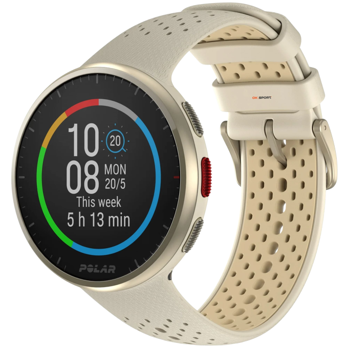 Polar Pacer Pro смарт годинник для спорту, тренувань і бігу з GPS водонепроникний Gold Dust 900108611