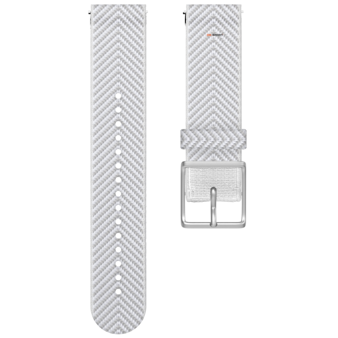 Polar ремінець для годинника 20 мм White еко-текстиль Woven Wristband 91080475 S-M