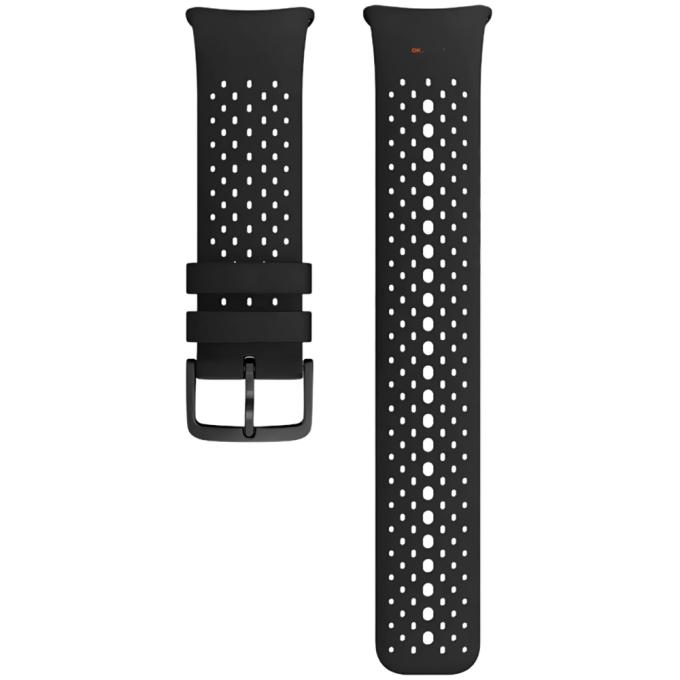 Polar силіконовий ремінець 20 мм для годинника Pacer Pro, Carbon Grey Wristband 910107000 S-L