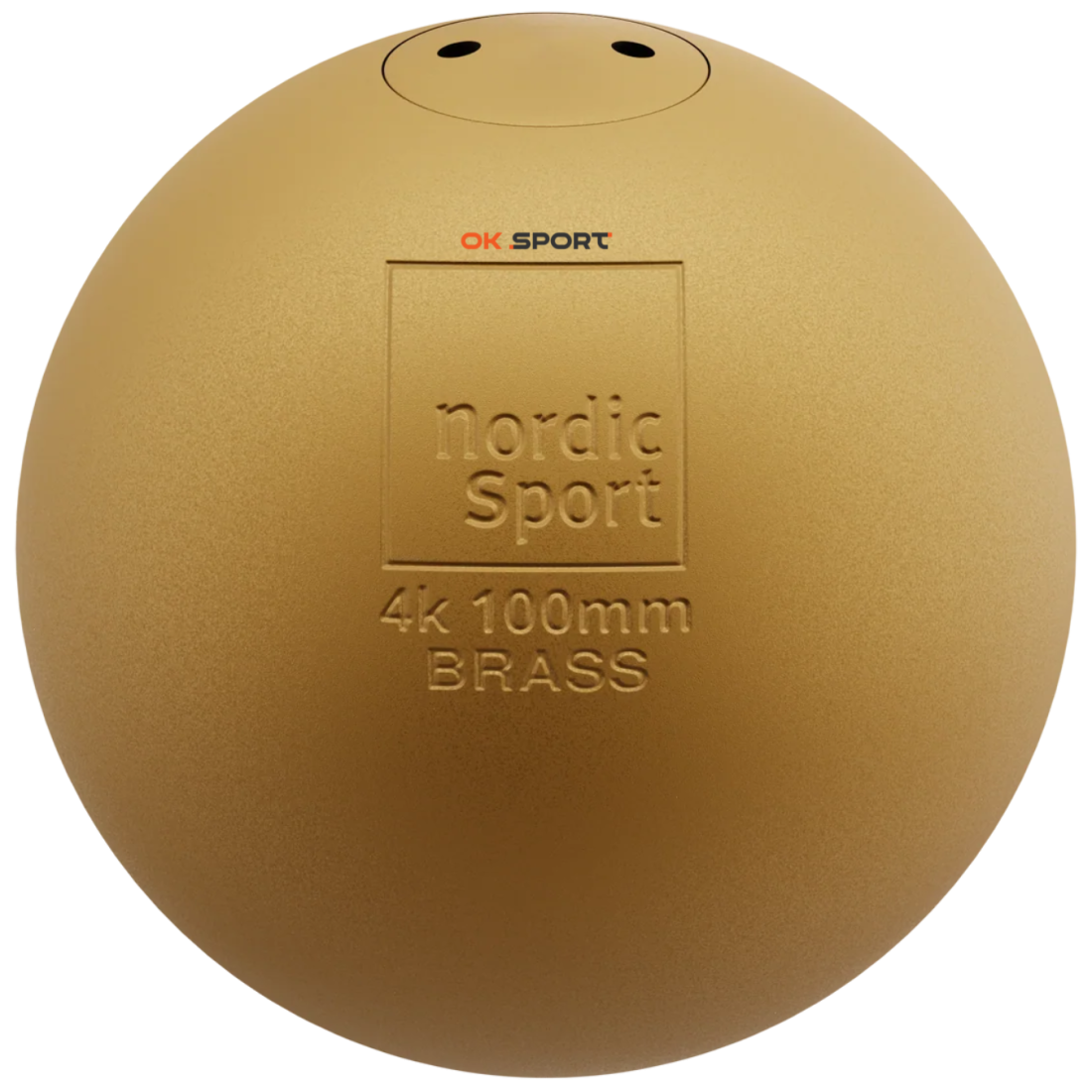 Ядро для штовхання Nordic Sport Shot Brass Matt, WA сертифікат