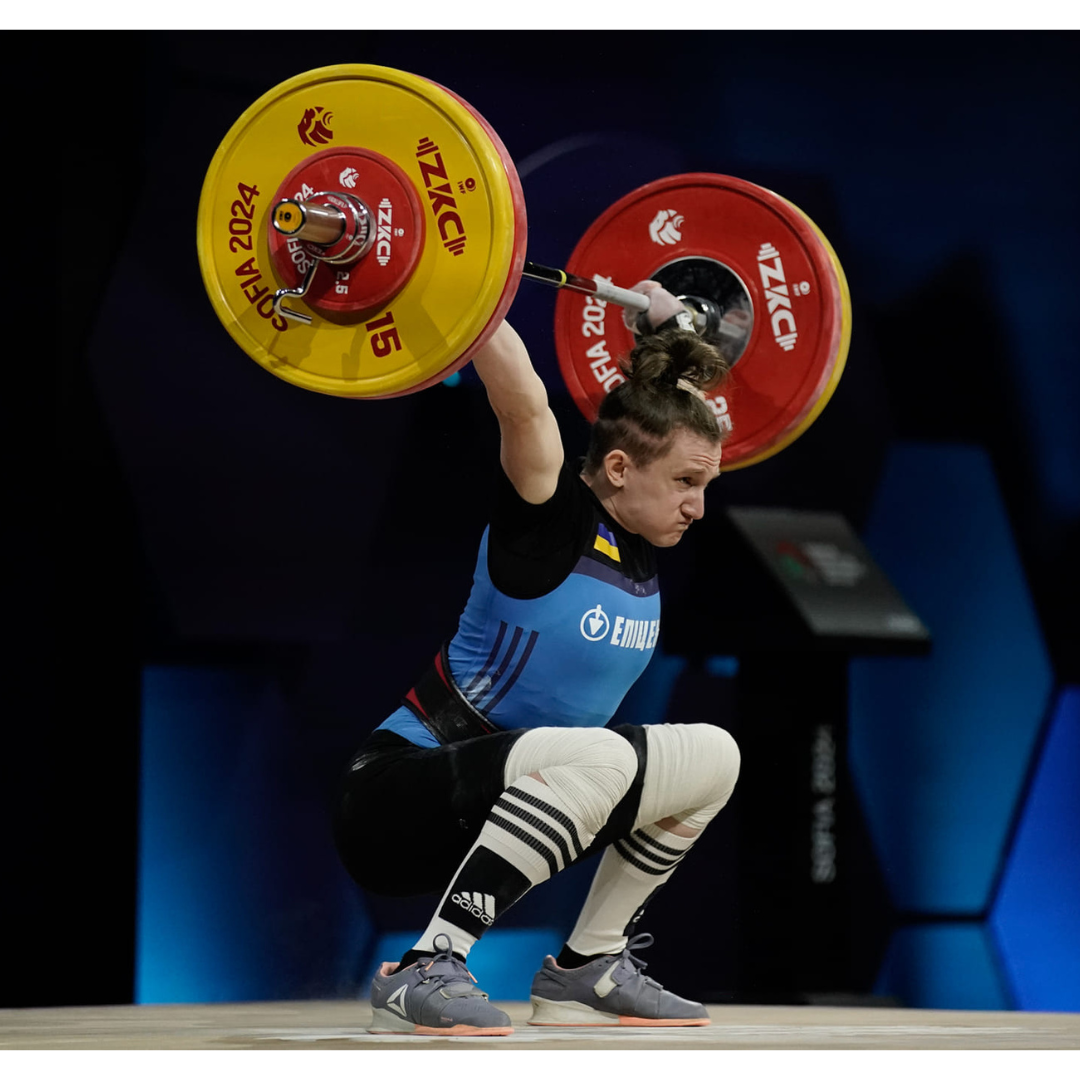 Комплект для змагань з важкої атлетики для жінок ZKC сертифікований IWF 185 кг