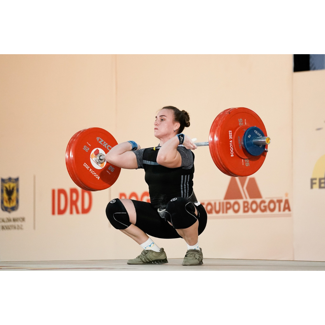 Комплект для змагань з важкої атлетики для жінок ZKC сертифікований IWF 185 кг