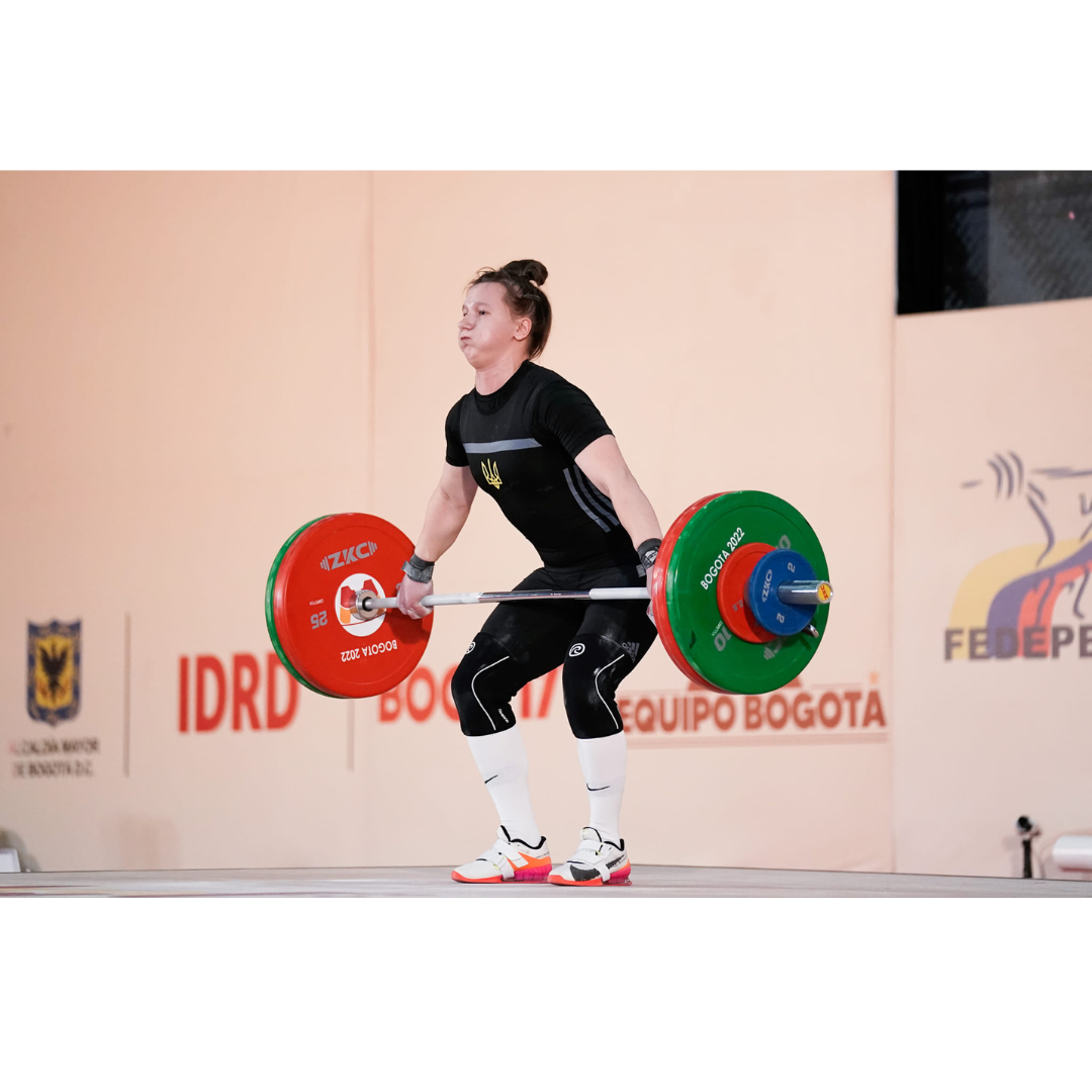 Комплект для змагань з важкої атлетики для жінок ZKC сертифікований IWF 185 кг