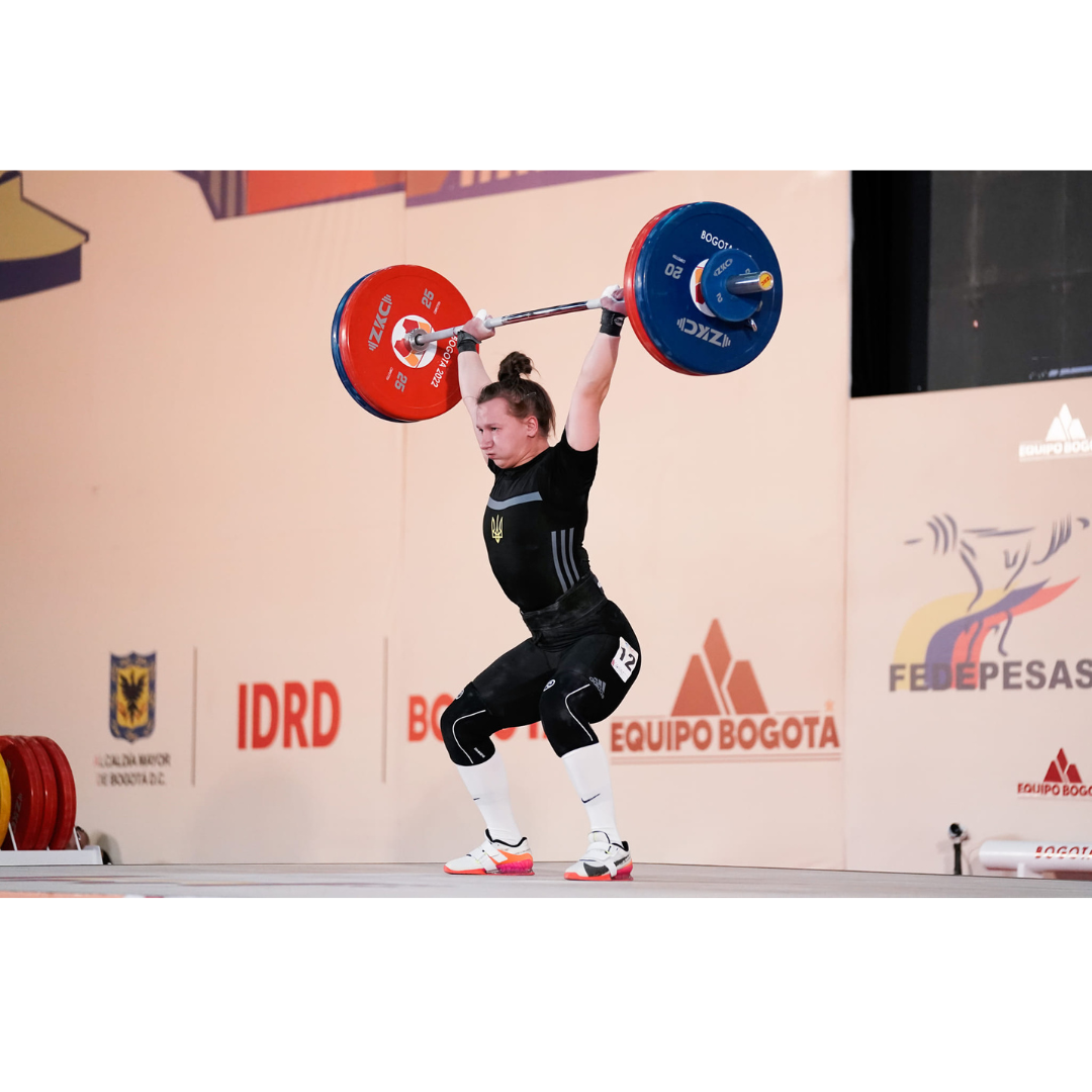 Комплект для змагань з важкої атлетики для жінок ZKC сертифікований IWF 185 кг
