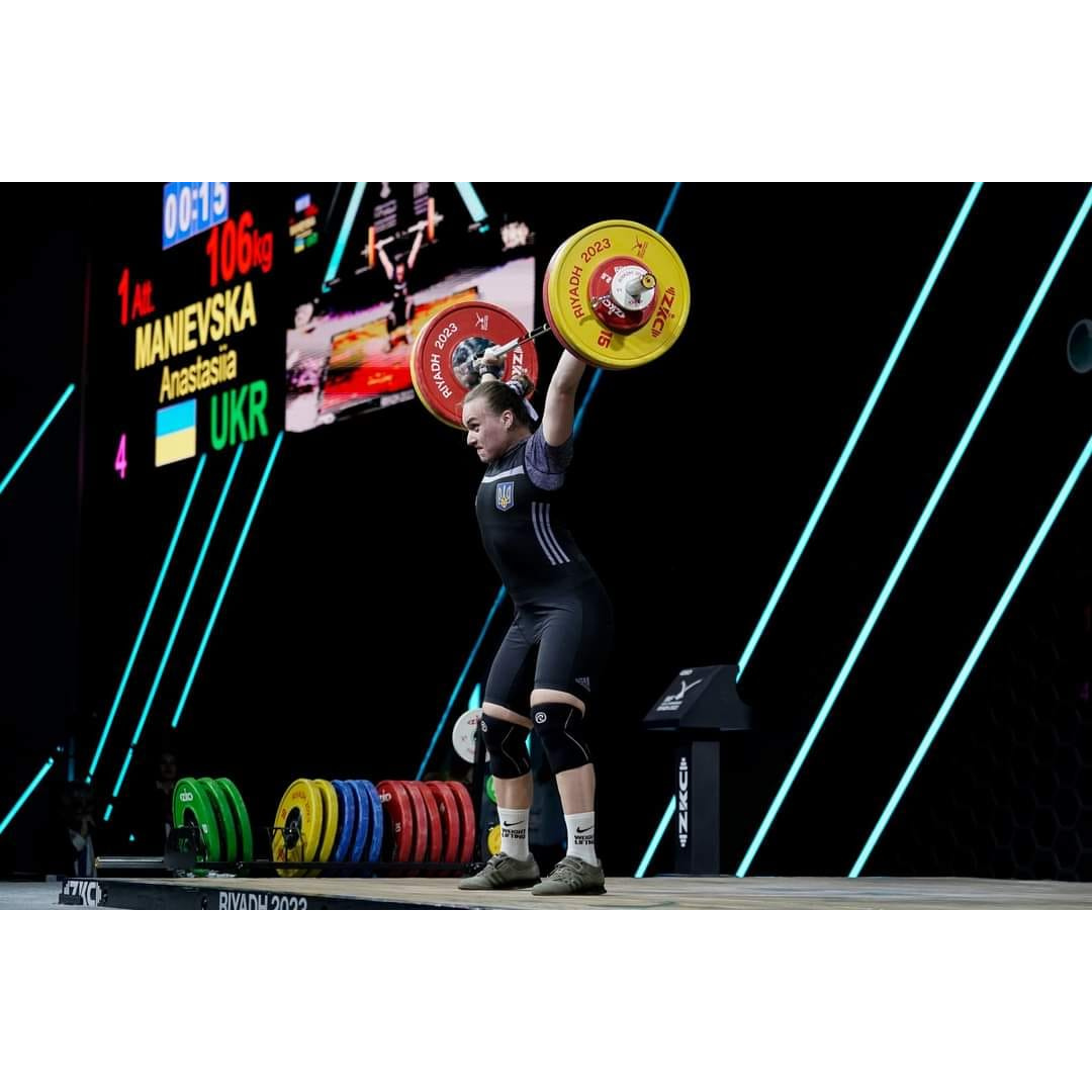 Комплект для змагань з важкої атлетики для жінок ZKC сертифікований IWF 185 кг