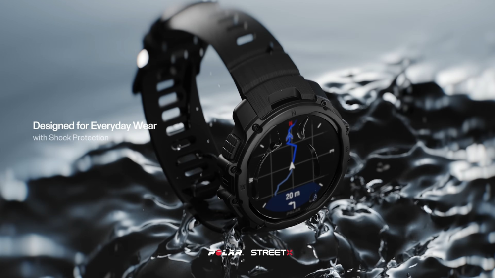 Водонепроникний спортивний годинник Polar Street X Night Black