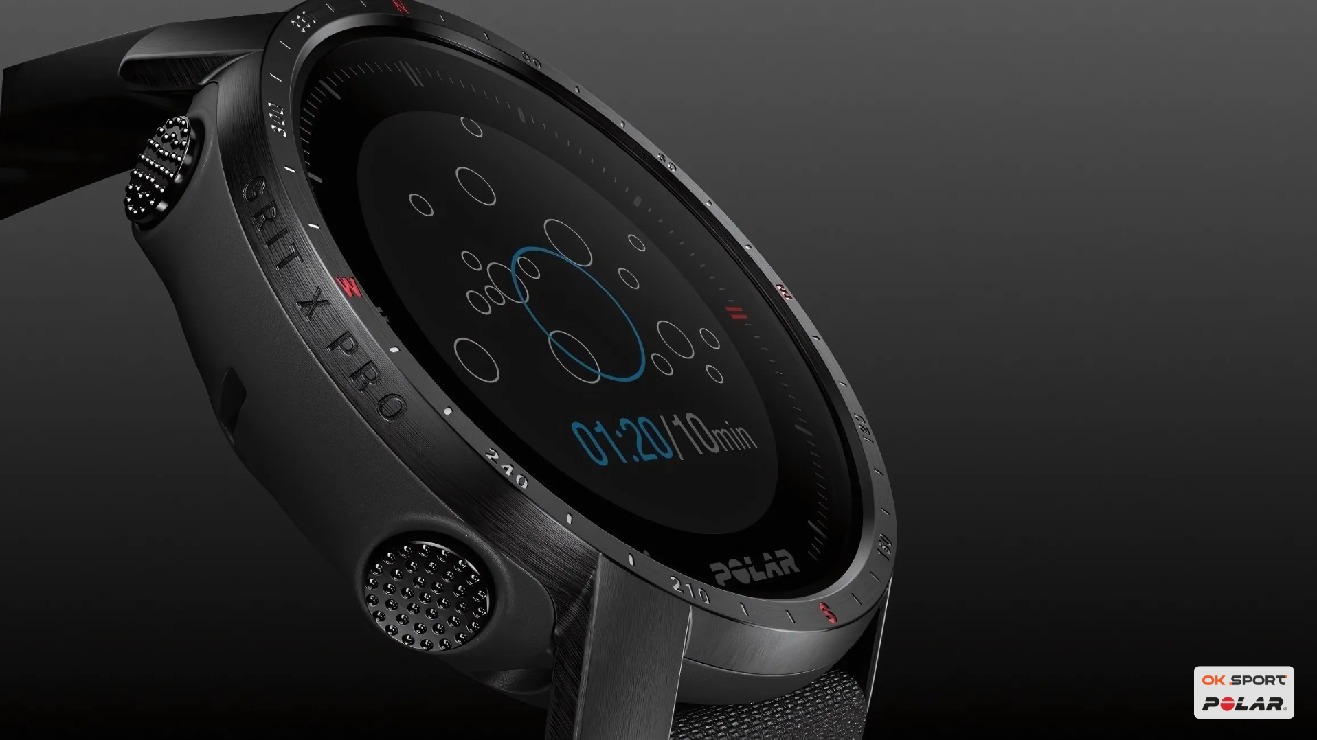 Смарт-годинник для бігу Polar Grit X Pro Black 90085773