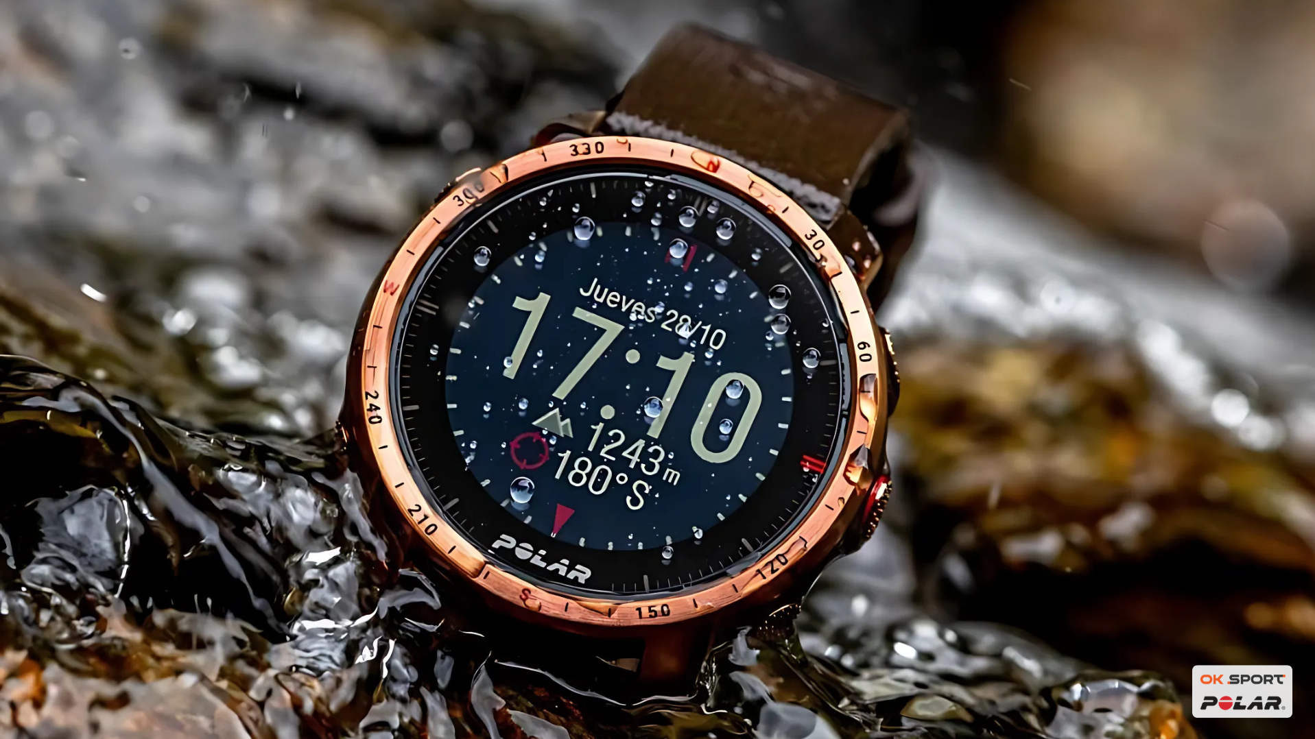Водонепроникний годинник Polar Grit X Pro Nordic Copper, 90085775