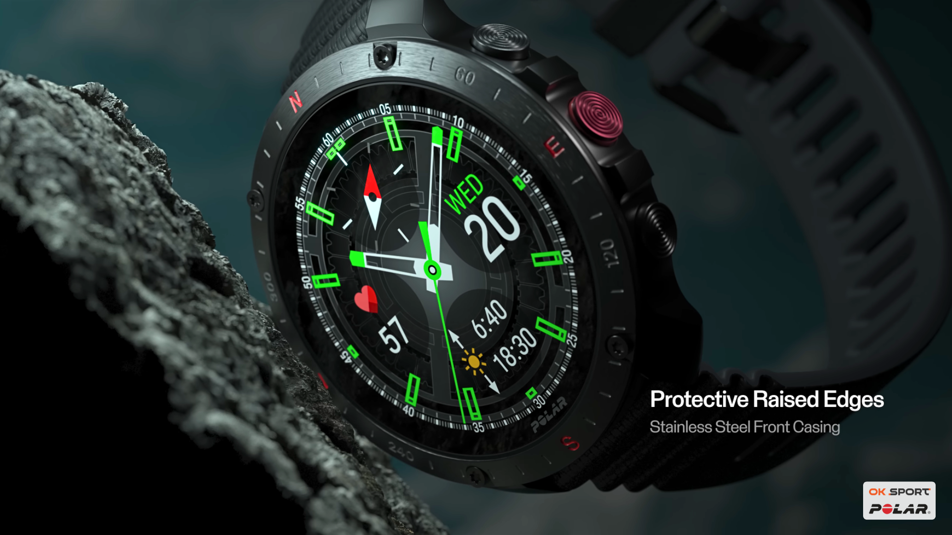 Polar Grit X2 Pro Black 900110283 годинник тактичний військовий армійський