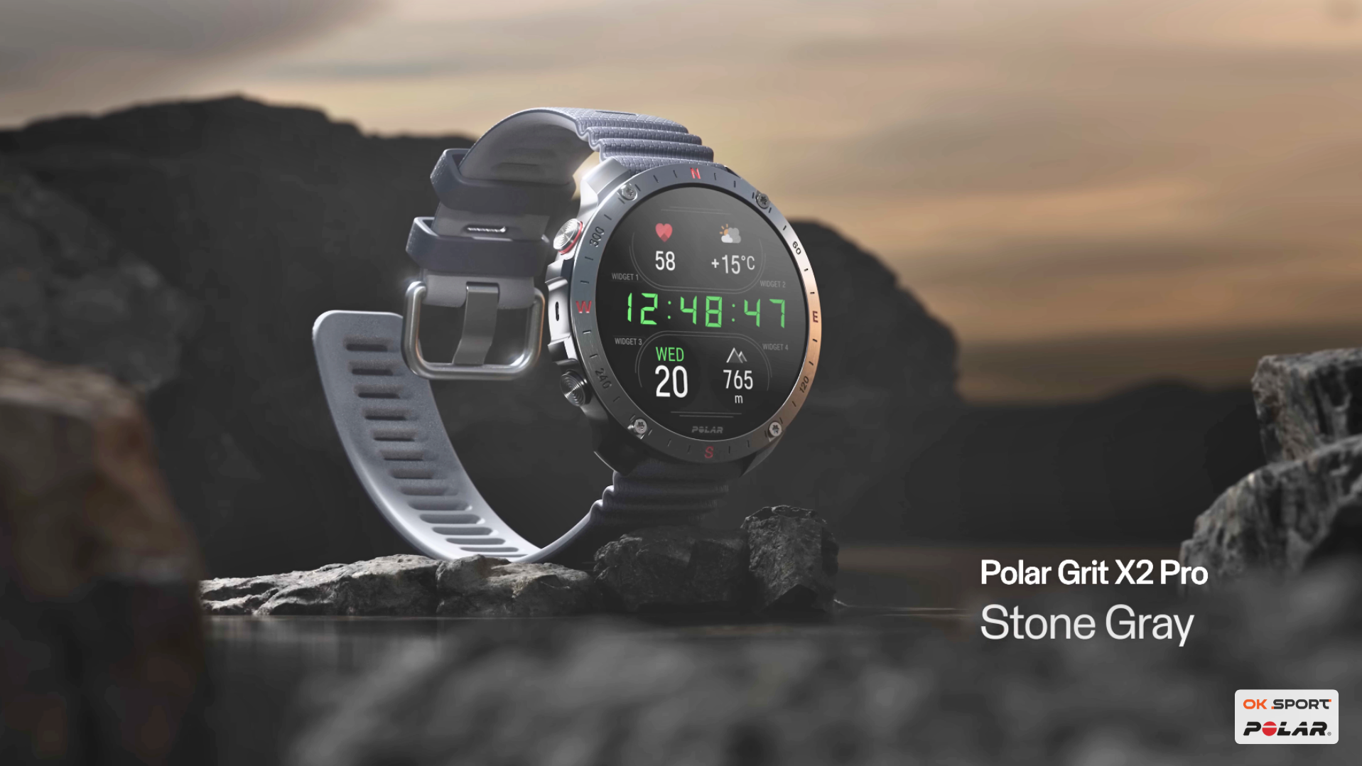 Спортивний годинник Polar Grit X2 Pro Silver/Grey