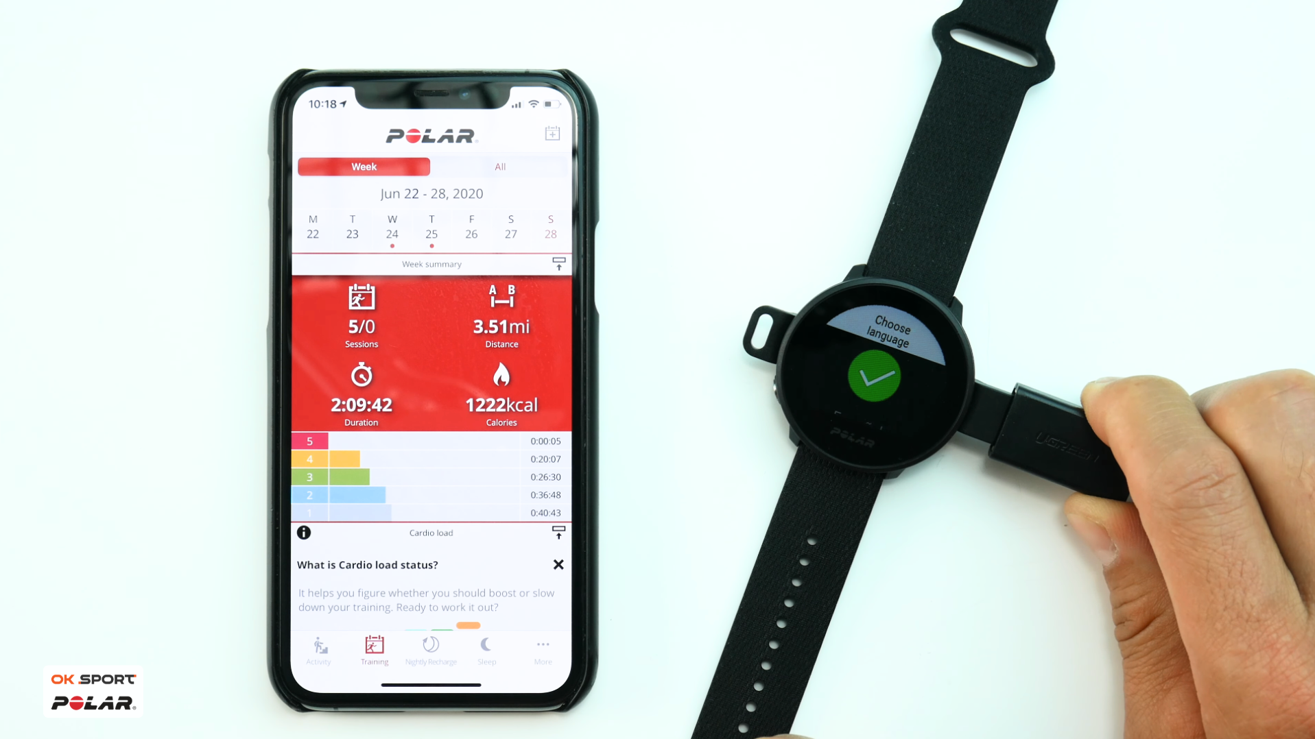 Polar Unite Black годинник для фітнесу