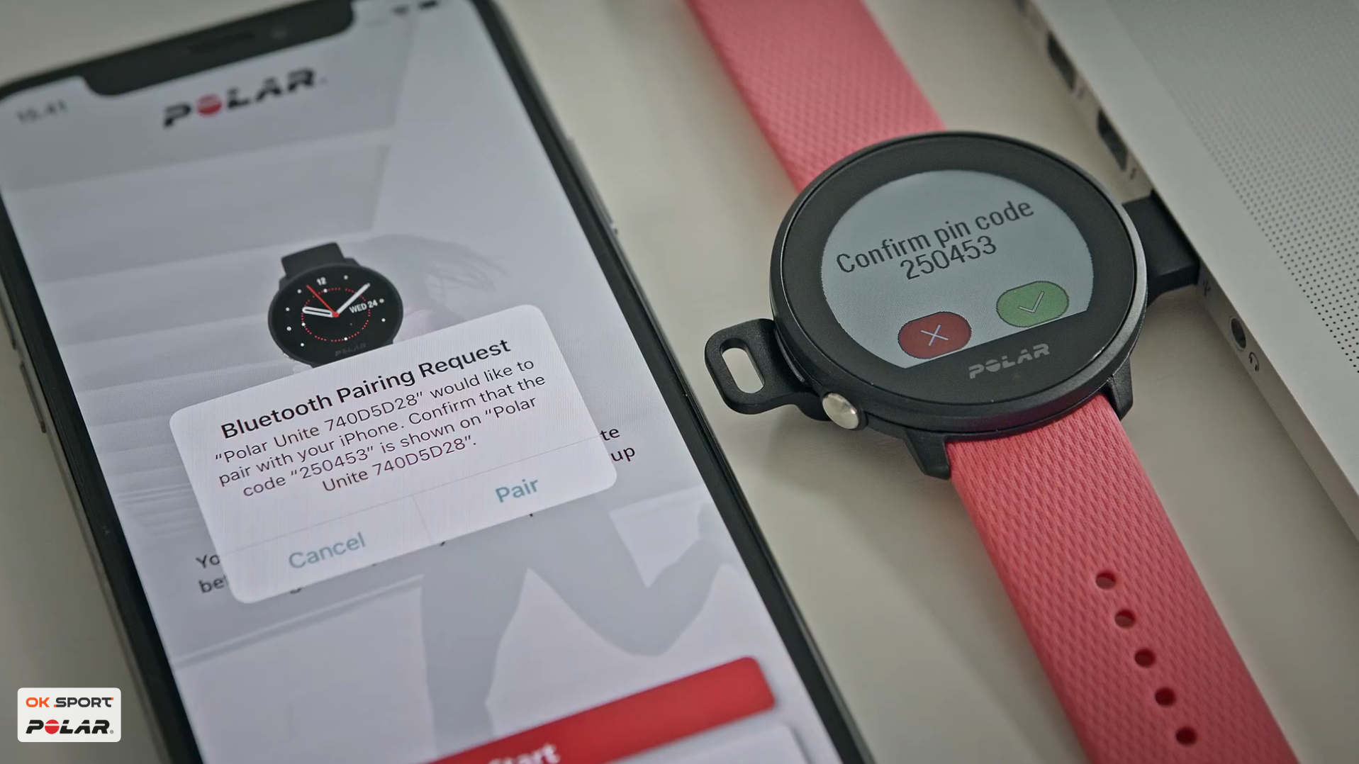 Polar Unite Pink спортивний гаджет