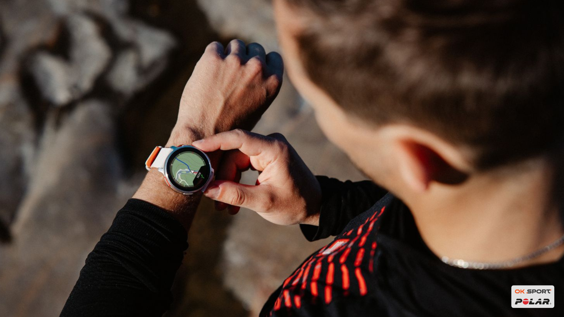 Годинник чоловічий спортивний водонепроникний Polar Vantage V3 Sunrise Apricot