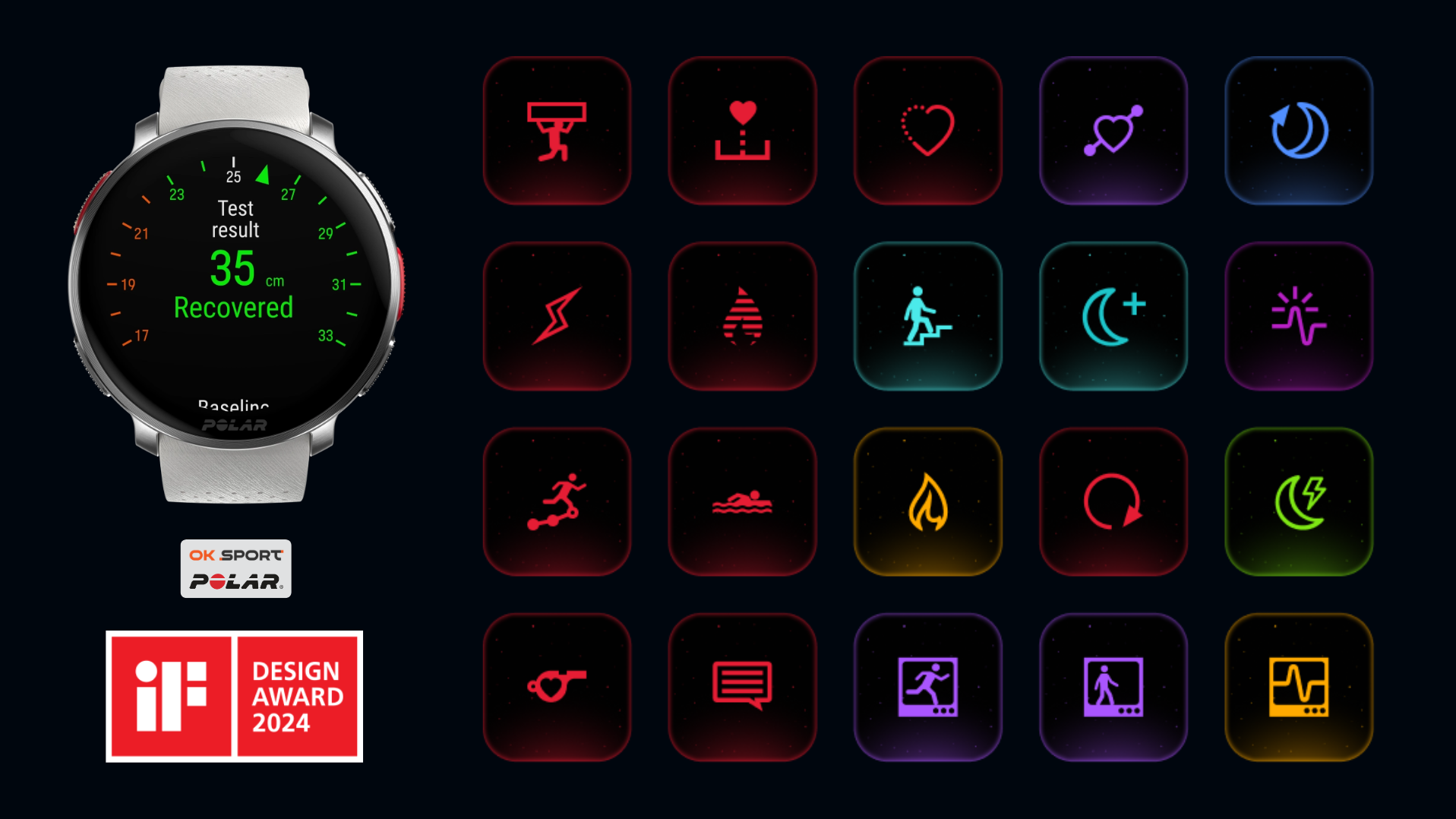 Годинник sport watch Polar Vantage V3 колір Sunrise Apricot