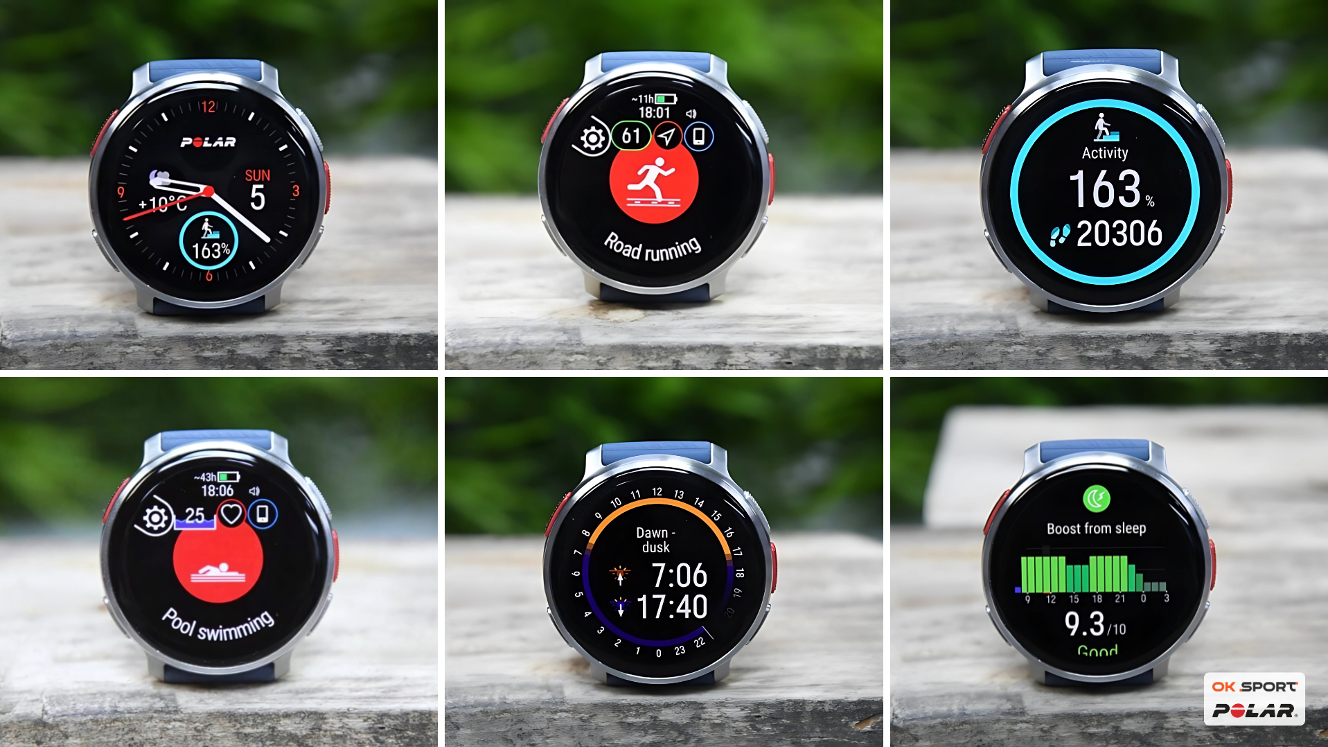 Polar Vantage V3 Sky Blue годинник для спорту