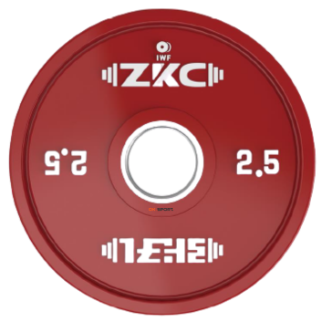 ZKC IWF Competition Disc 2,5 кг (червоний)