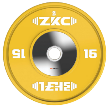 ZKC IWF Competition Disc 15 кг (жовтий)