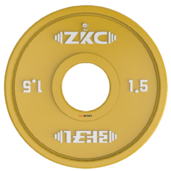 ZKC IWF Competition Disc 1,5 кг (жовтий)